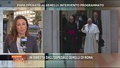 Roma, Il Papa operato al Gemelli