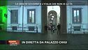 La diretta da Palazzo Chigi