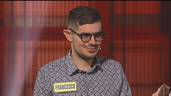 Francesco affronta il quizzone finale