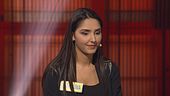 La giovane concorrente Mariana affronta il quiz finale