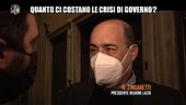 PECORARO: Quanto ci costano le crisi di governo?