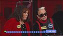 Cristiano Malgioglio e la Contessa De Blanck al gioco finale