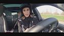 Melissa Satta nella sfida di guida