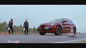 L'Alfa Stelvio Quadrifoglio sulla pista di Vairano