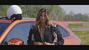 Romina Pierdomenico alla guida della Jaguar F-Pace SVR