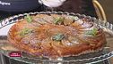 Insalata vegana e tarte tatin pere e menta