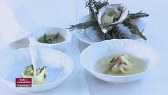 Timballo di club sandwich e tre varianti di ostrica