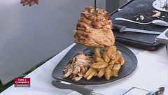 Kebab di pollo e Bao burgher