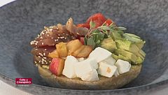 Pokeball alla napoletana e avocado ripieno