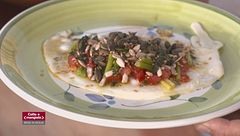 Il mio uovo con talli d'aglio