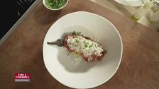 Cannolo di melanzana in pasta croccante