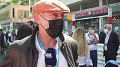 Vincent Cassel spettatore della Formula E a Montecarlo