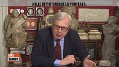 Vittorio Sgarbi a Zona bianca