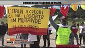 I commercianti ancora in piazza