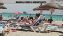 Maiorca, corre la variante delta