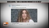 Brigliadori: "Con il vaccino morirete in 18 mesi"