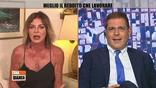 Reddito di cittadinanza, lo scontro tra Alba Parietti e Daniele Capezzone