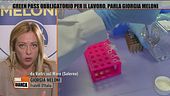 Vaccini e green pass obbligatorio per il lavoro, parla Giorgia Meloni