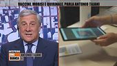 Green pass e vaccini, Antonio Tajani: "Grazie a queste misure gli italiani non avranno altri lockdown"