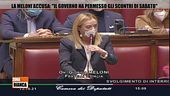 La Meloni accusa: "Il Governo ha permesso gli scontri di sabato"