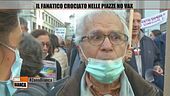 Il fanatico crociato nelle piazze No Vax