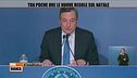 Mario Draghi: "Per ora niente lockdown per i non vaccinati"