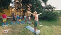 La lezione di yoga di Antonella Elia