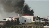 Incendio a Panarea, paura e danni nella terrazza dei vip