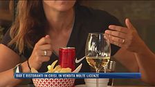 Bar e ristoranti in crisi, in vendita molte licenze