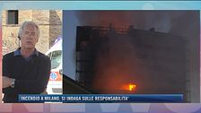 Grattacielo in fiamme a Milano, Guido Bertolaso: "Soccorsi tempestivi. Troppi edifici a rischio in Italia"