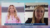 In diretta Giorgia Meloni, leader di Fratelli D'Italia