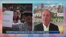 No vax, Luca Zaia: "Sono persone che hanno paura"