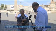 A Roma la manifestazione no vax