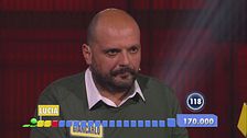 Giancarlo vince al gioco finale!