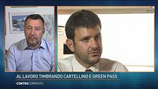 Al lavoro timbrando cartellino e Green Pass