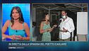 In diretta dalla spiaggia del Poetto (Cagliari)