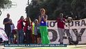 No green pass, la vicequestore sul palco