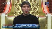 Gf Vip, Manuel in piedi con i tutori