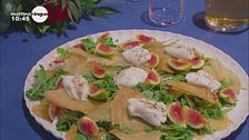 Insalata croccante con fichi e burrata