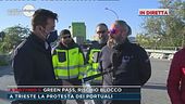 La protesta dei portuali