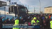 Gli scontri al porto di Trieste