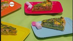 Quiche di salmone e spinacini