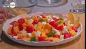 Insalata di melone e formaggio giuncata