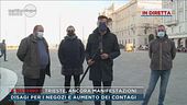 Trieste città bloccata, la rabbia dei commercianti