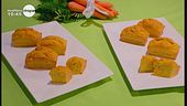 Bauletti con carote e formaggio di capra
