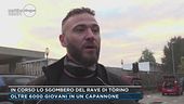 In corso lo sgombero del rave di Torino