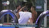 GF Vip, bufera per una battuta di Alex Belli: "Cadremo tutti, tranne Manuel che non può"