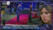GFVip, Alex incontra la moglie