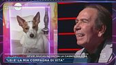 GfVip, Giucas incontra la cagnolina Nina