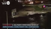 Il maltempo imperversa in Sicilia